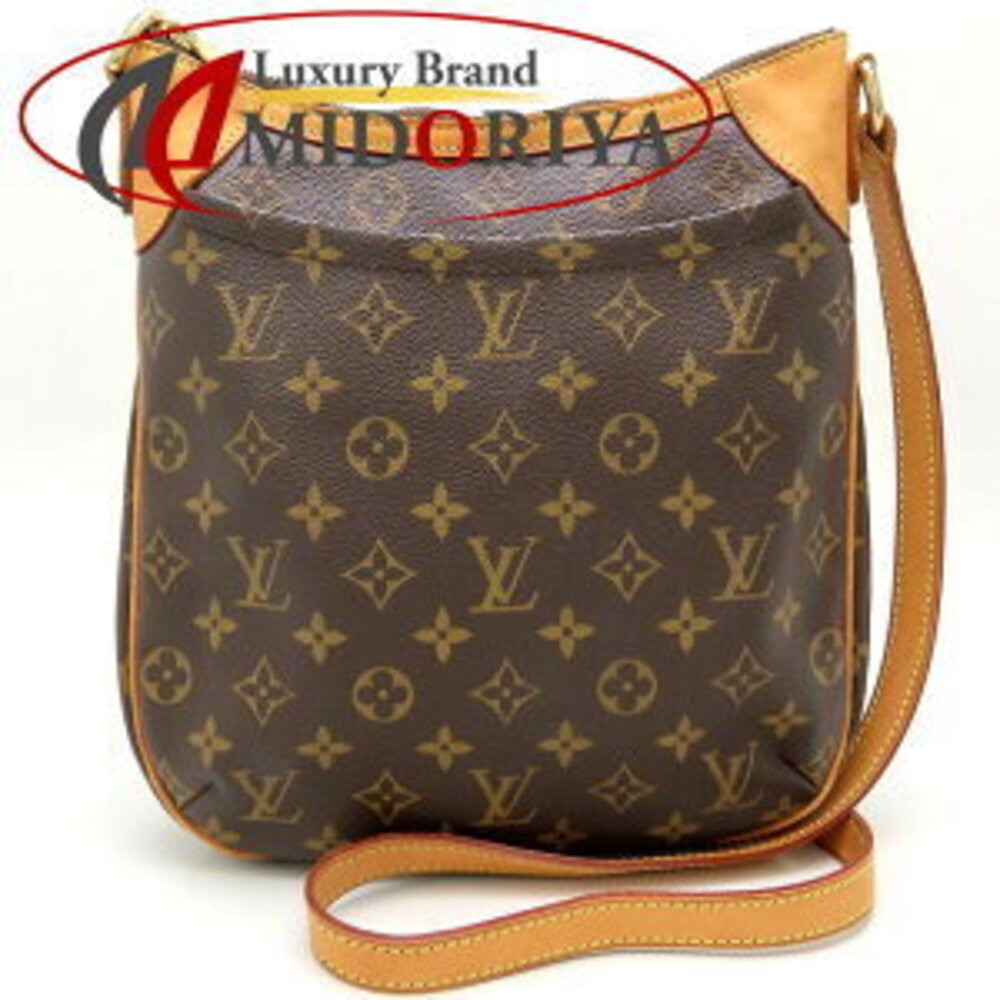 LOUIS VUITTON Monogram Odeon Shoulder Bag Brown
